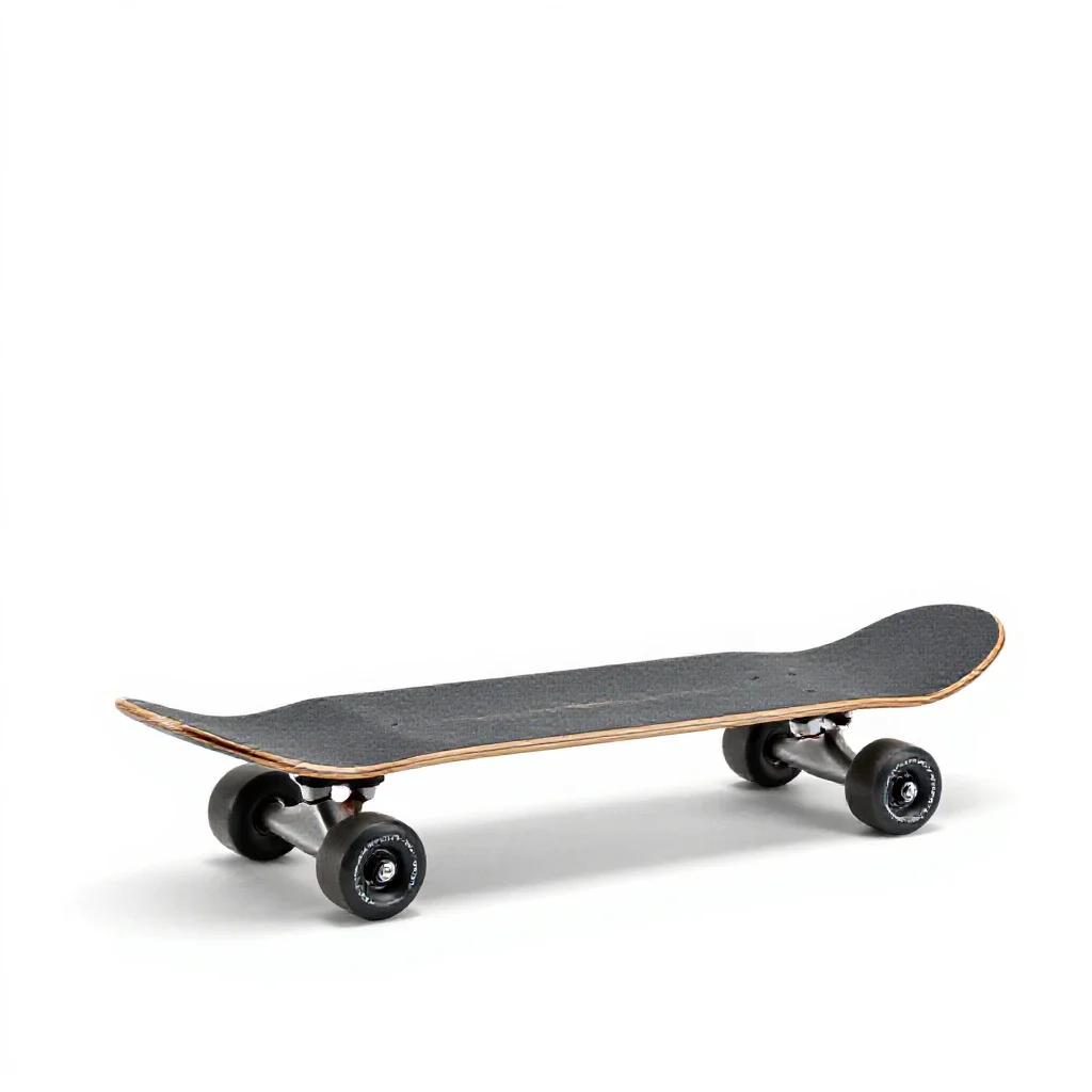 Electric skateboard isolated on a white background