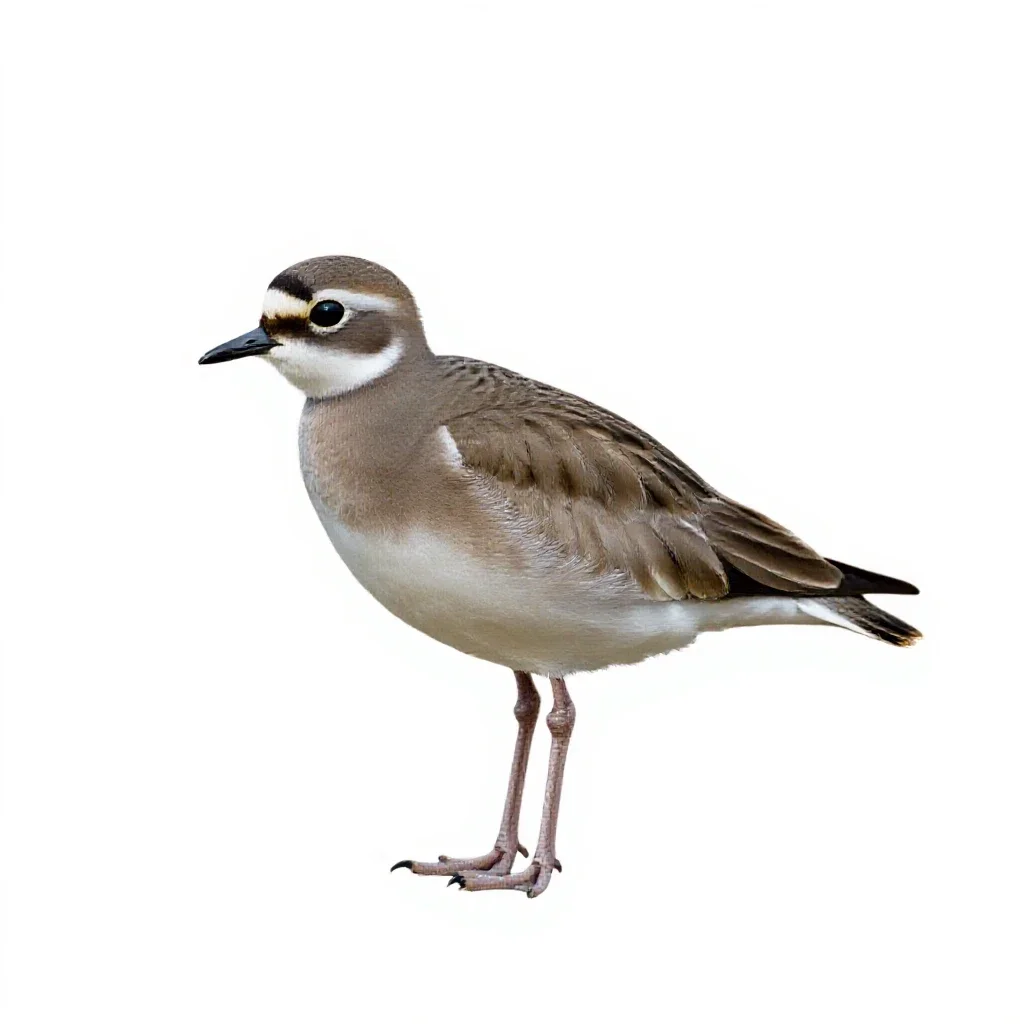Courser isolated on a white background