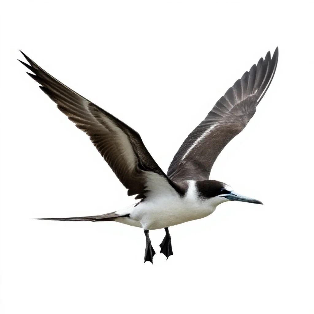 Frigate bird isolated on a white background