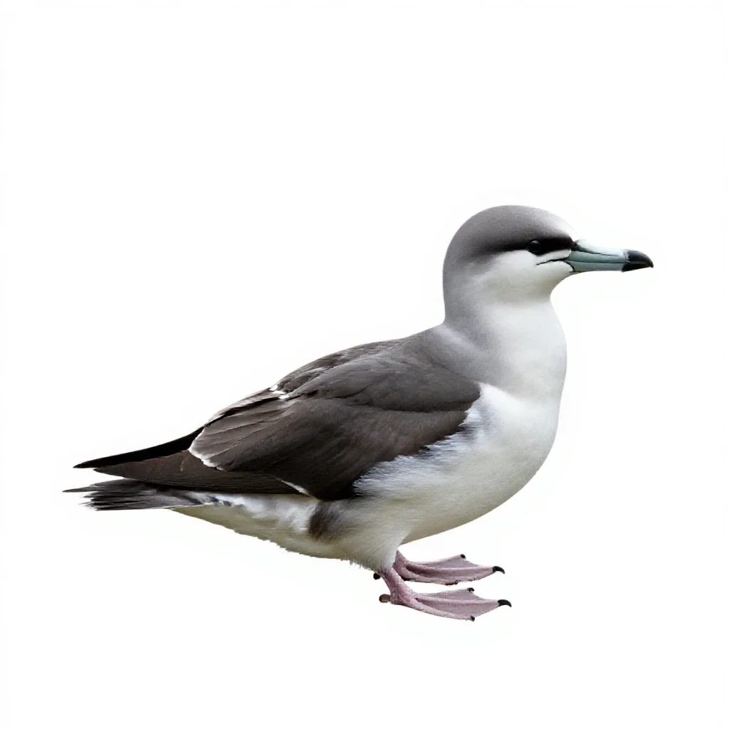 Fulmar isolated on a white background