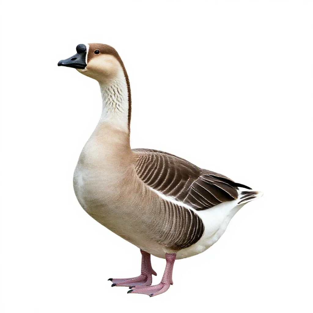 Gander isolated on a white background