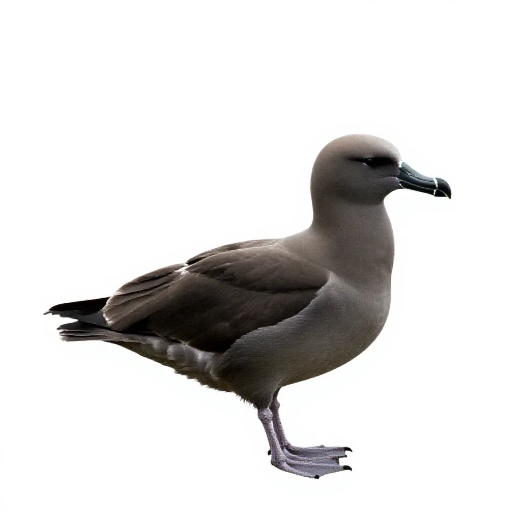 Giant petrel isolated on a white background