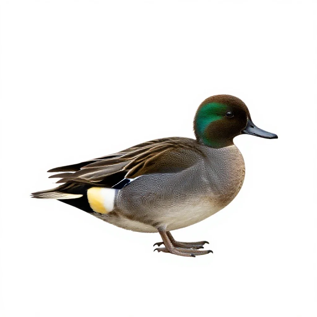 Greenwing isolated on a white background