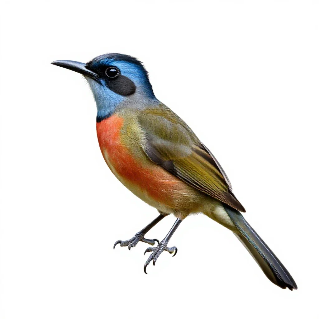 Jacamar isolated on a white background