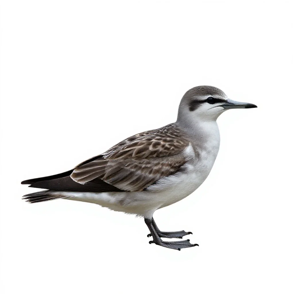 Pelagic bird isolated on a white background