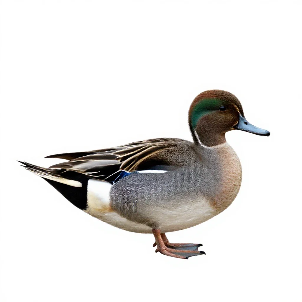 Pintail isolated on a white background