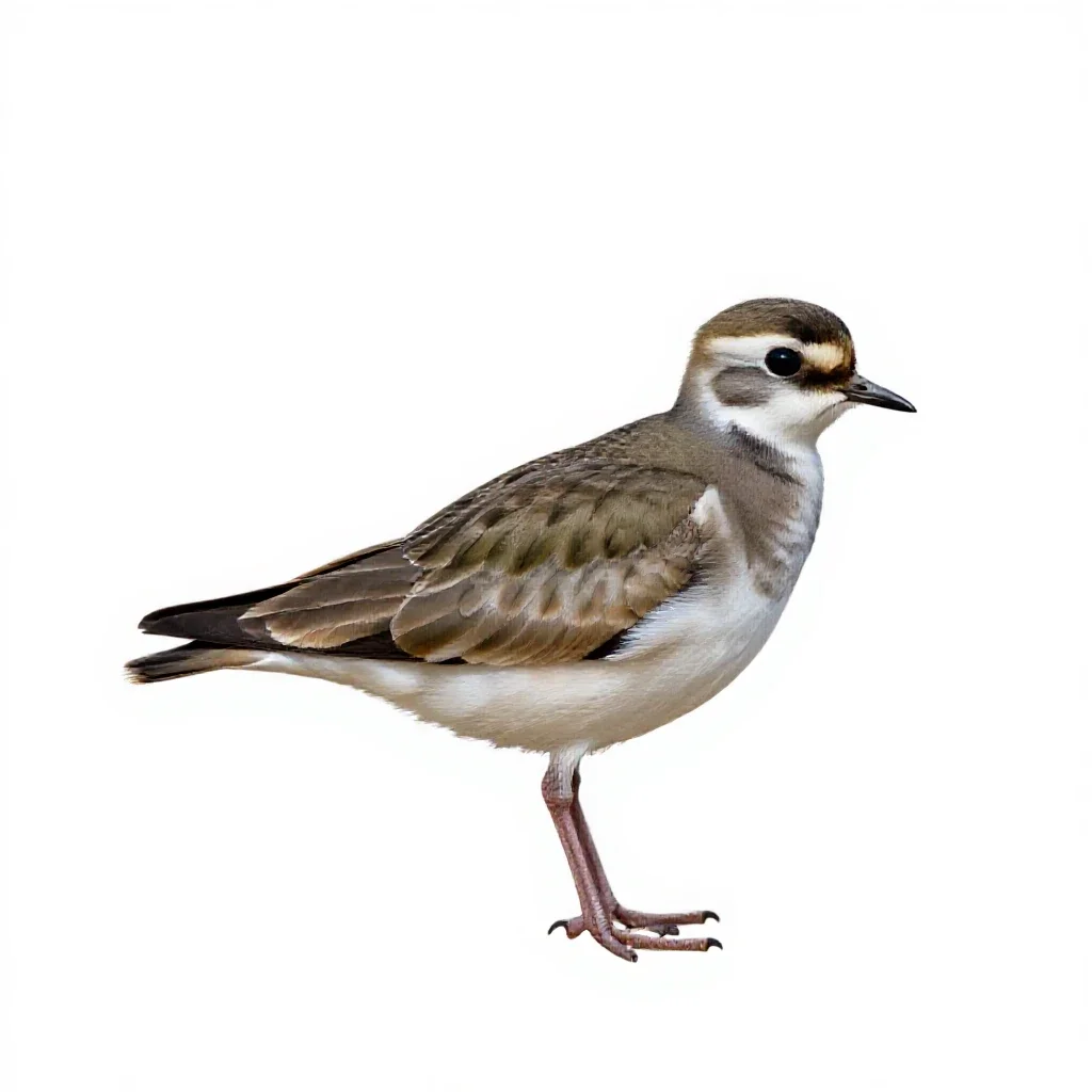 Plover isolated on a white background