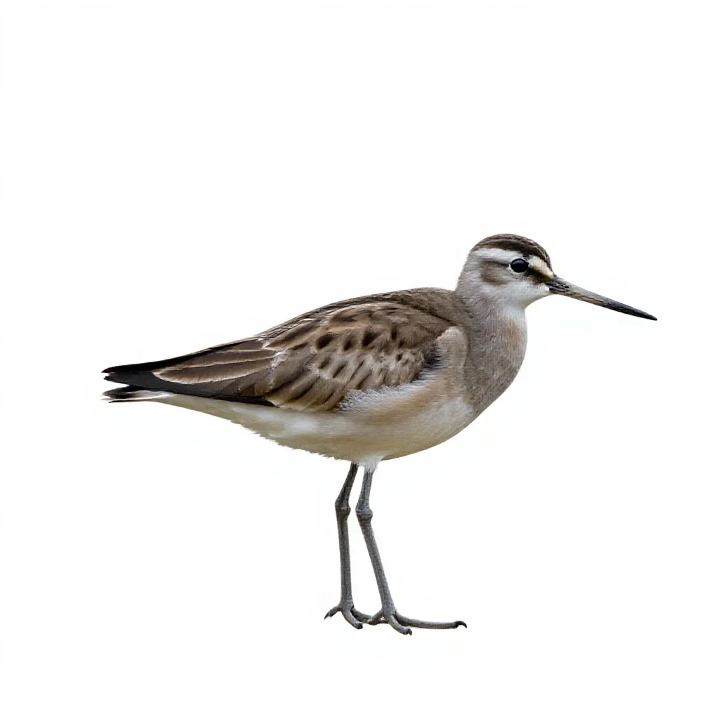 Pratincole isolated on a white background