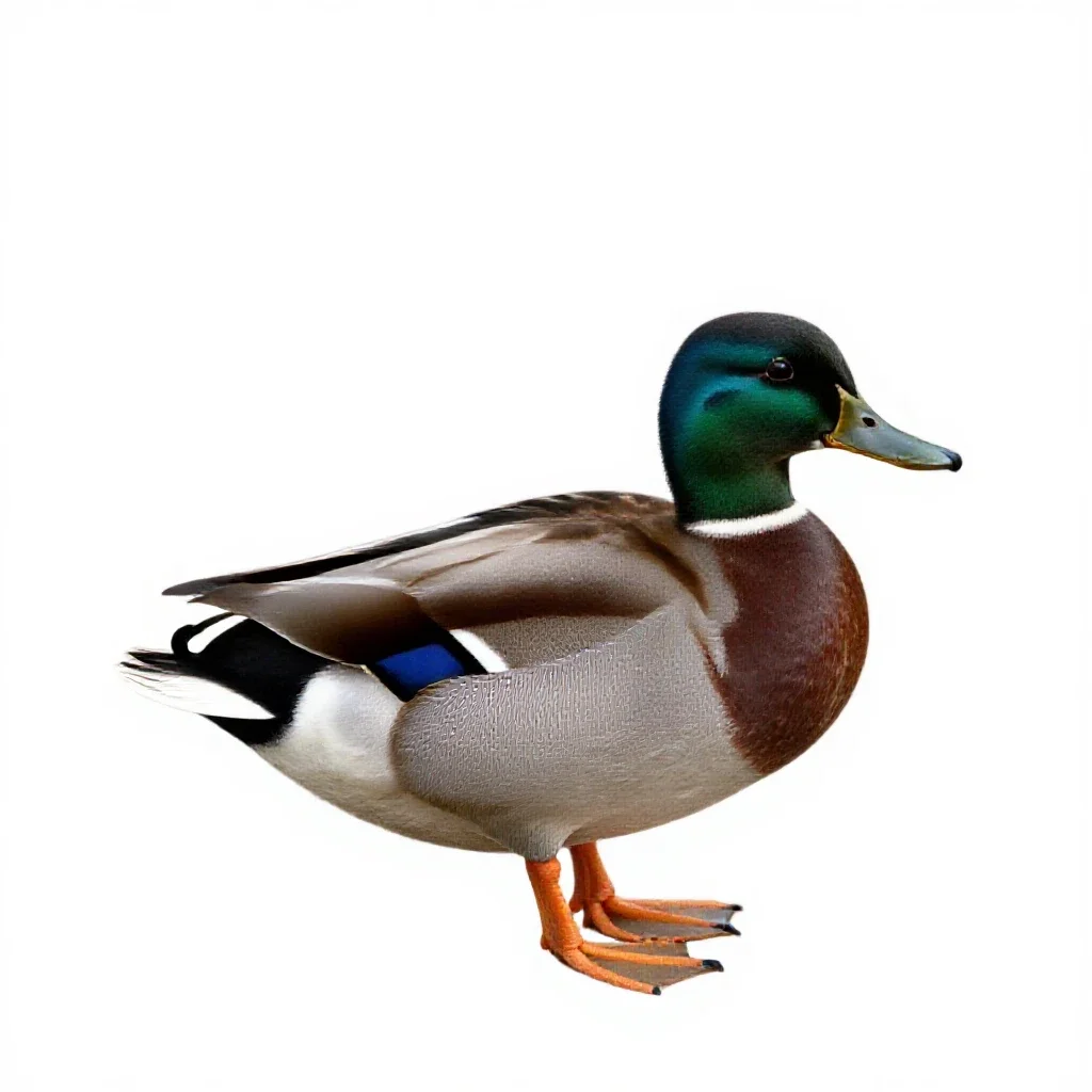 Quack-quack isolated on a white background