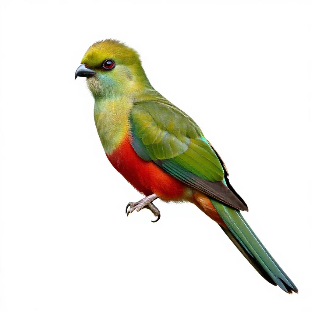 Quetzal isolated on a white background