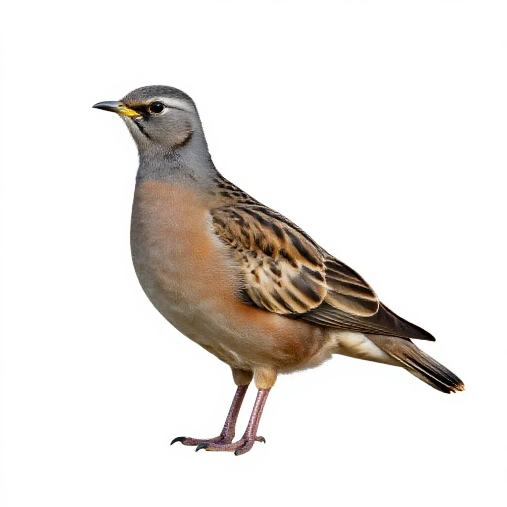 Reeve isolated on a white background