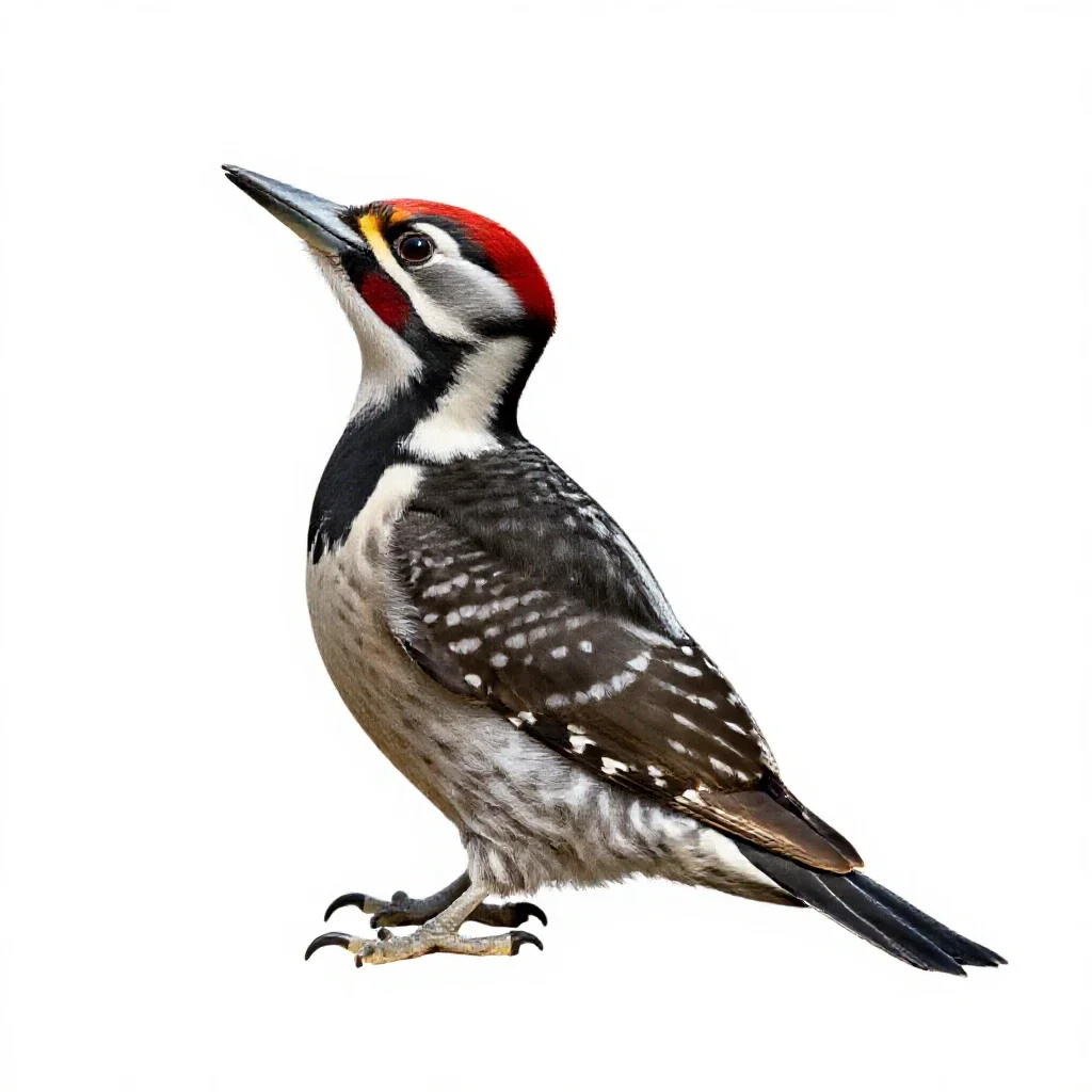 Sapsucker isolated on a white background
