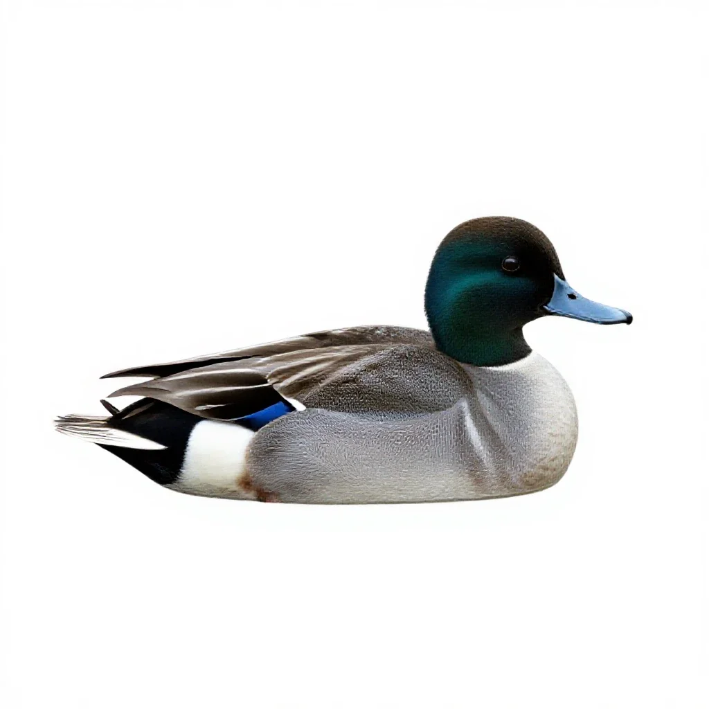 Scaup isolated on a white background