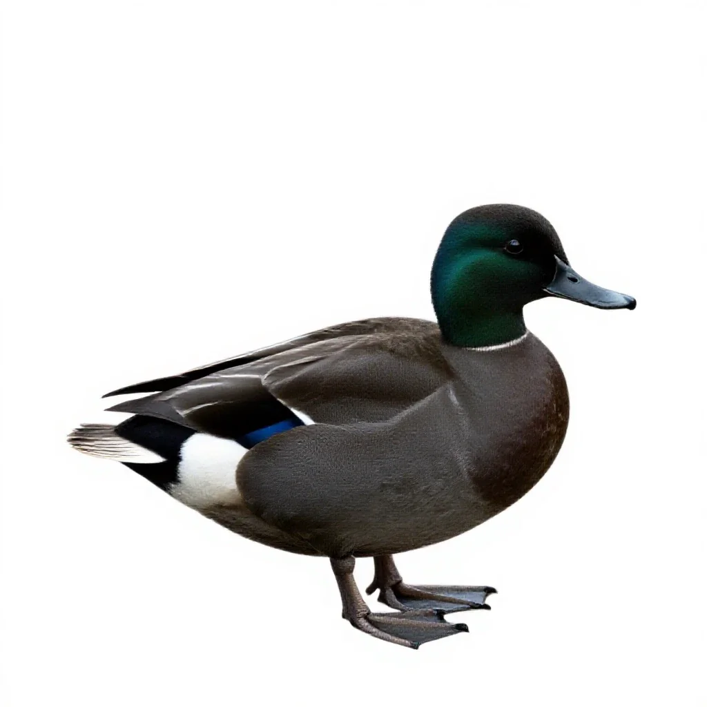 Scoter isolated on a white background