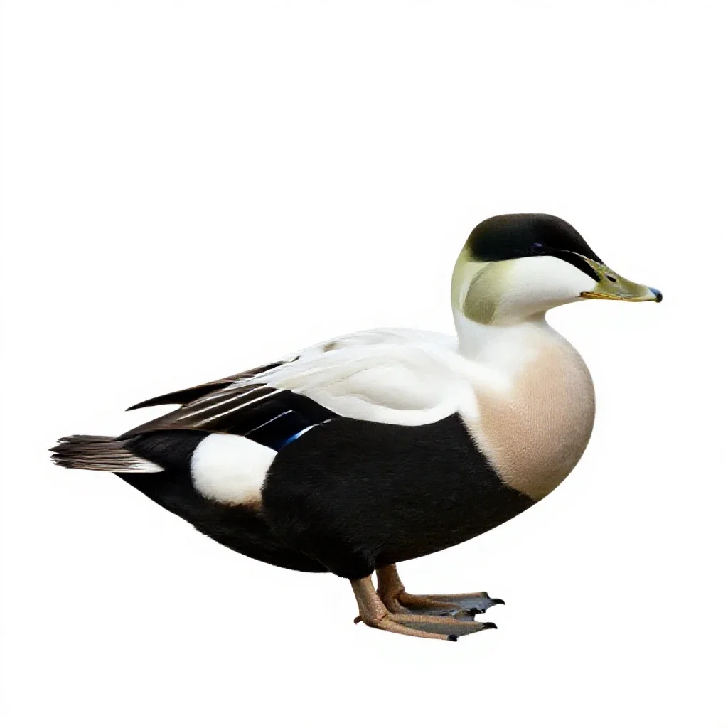 Sea duck isolated on a white background