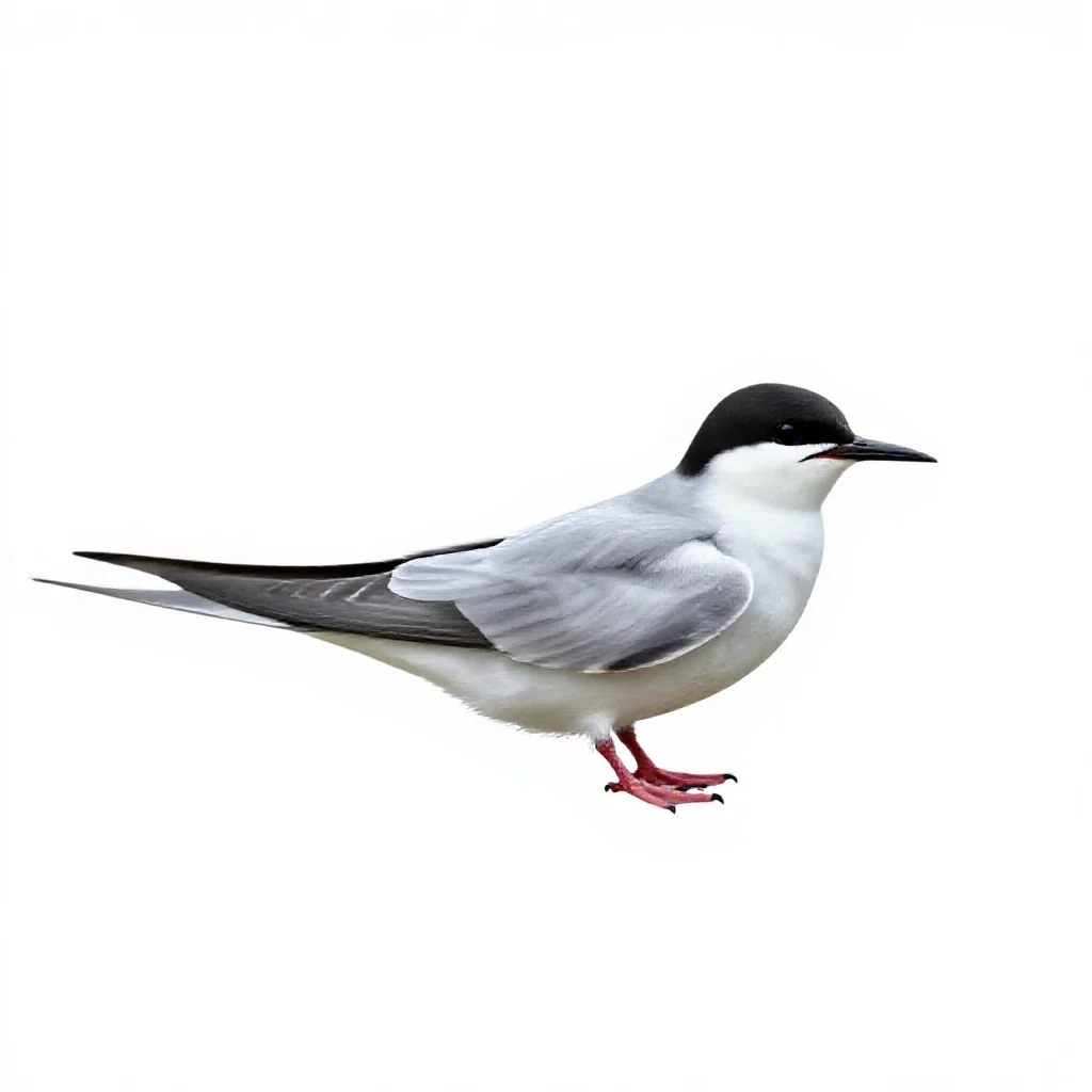 Sea swallow isolated on a white background