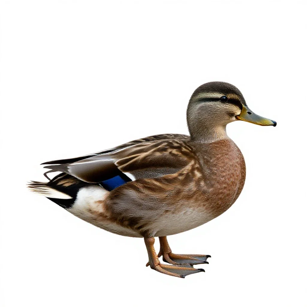 Shelduck isolated on a white background
