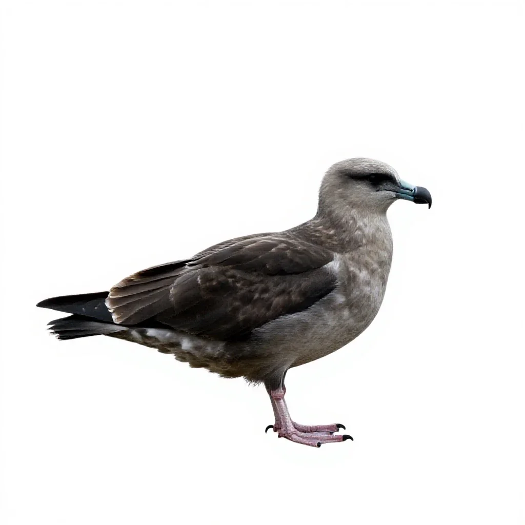 Skua isolated on a white background