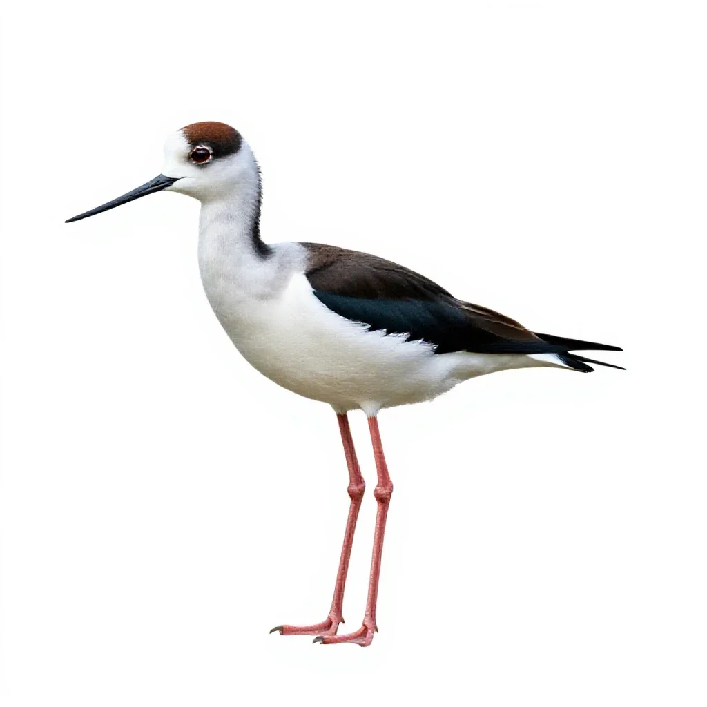 Stilt isolated on a white background