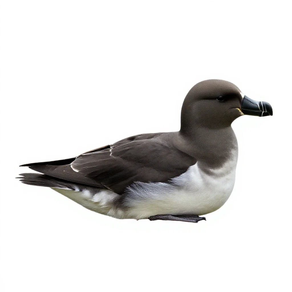 Storm petrel isolated on a white background