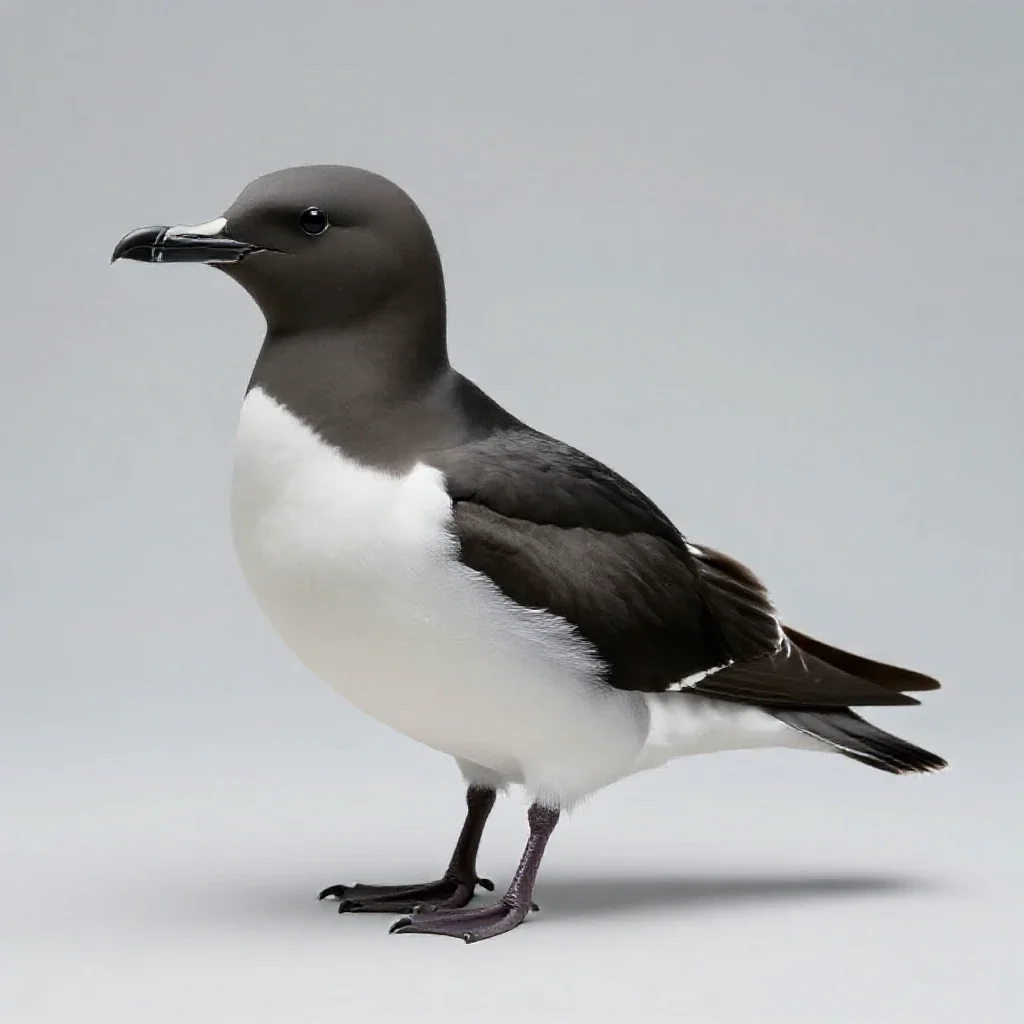 Stormy petrel isolated on a white background