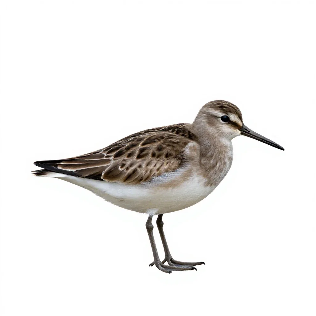 Surfbird isolated on a white background