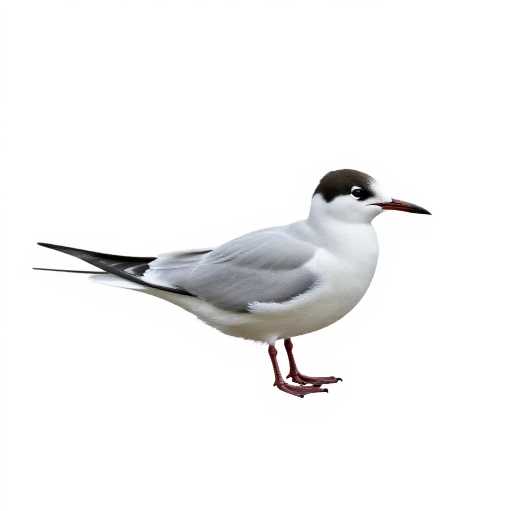 Tern isolated on a white background
