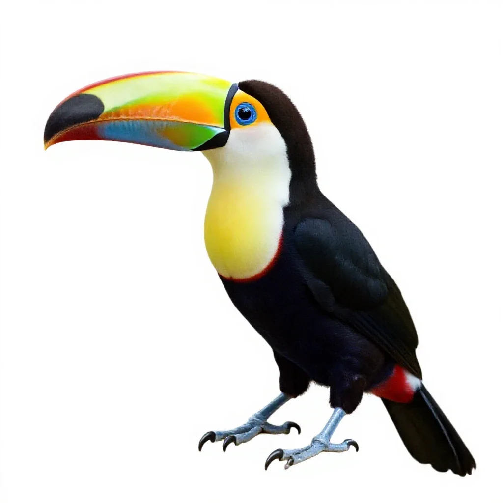 Toucan isolated on a white background
