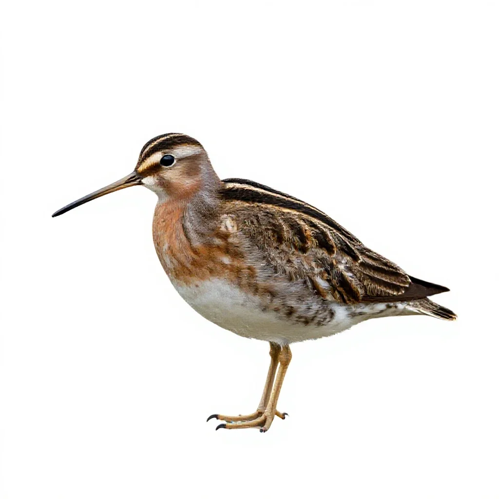 Woodcock isolated on a white background
