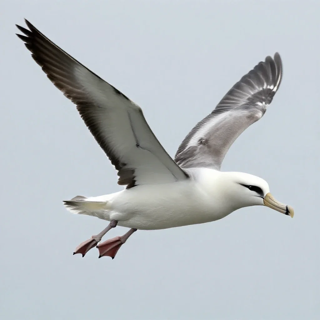Albatross isolated on a white background