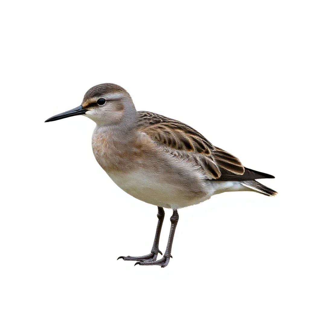 Aquatic bird isolated on a white background