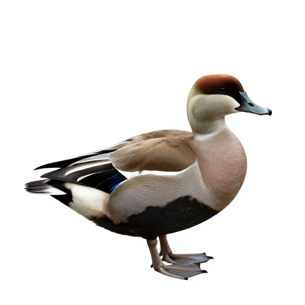 Eider isolated on a white background