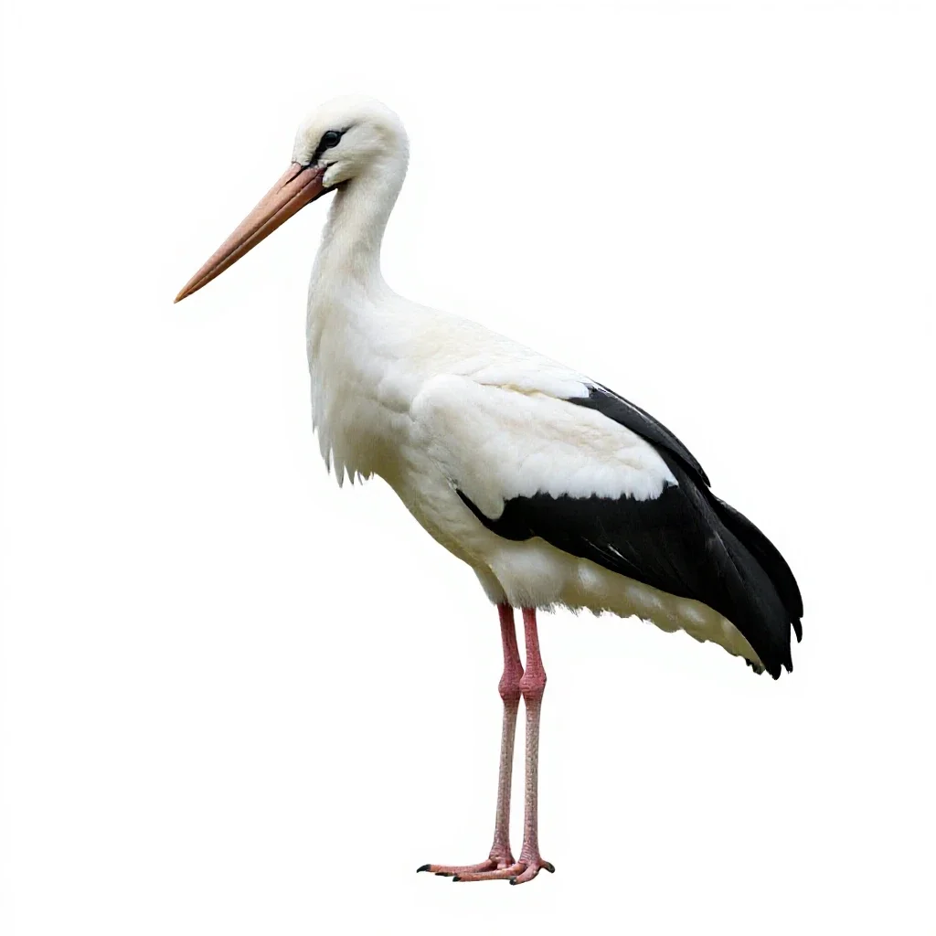 Openbill isolated on a white background