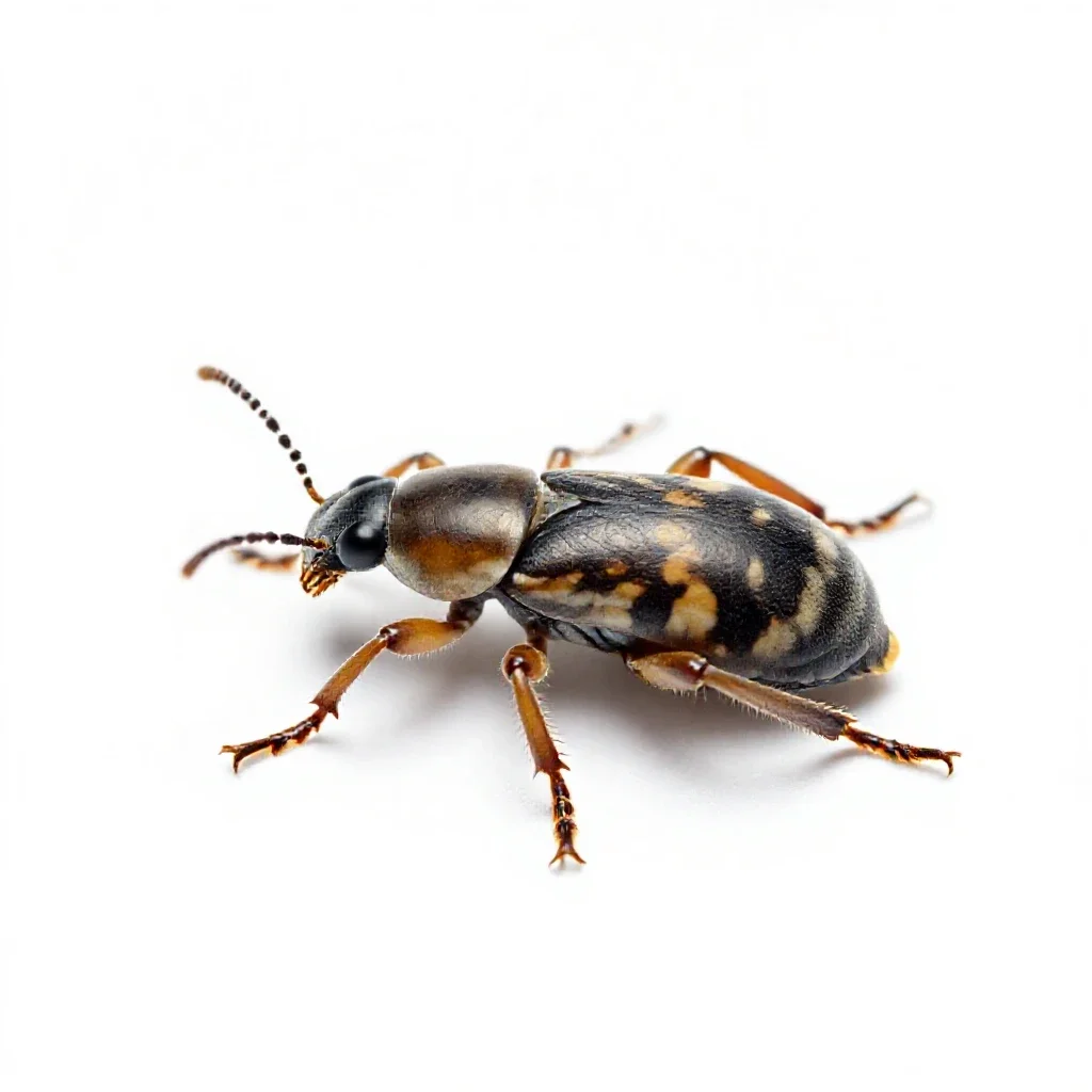 Bean weevil isolated on a white background