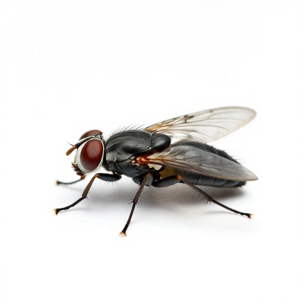 Blackfly isolated on a white background