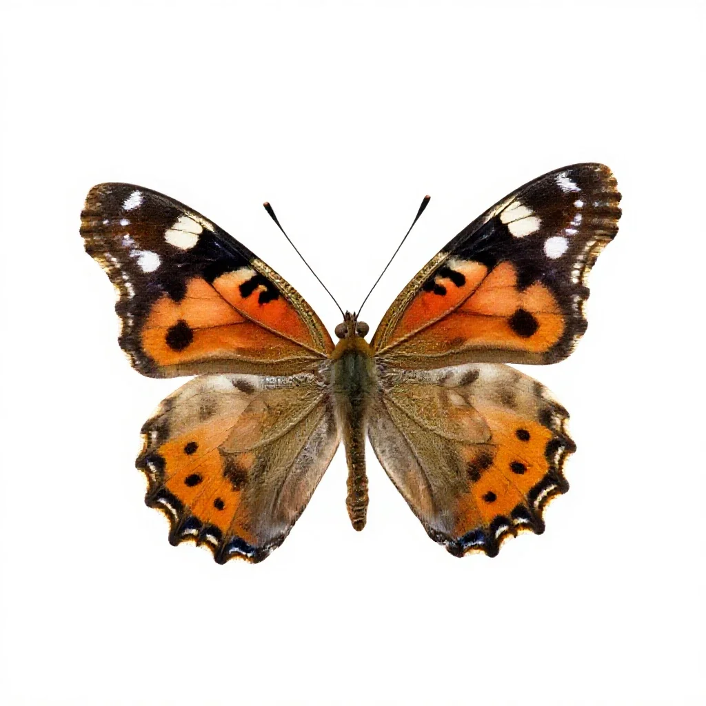 Butterfly isolated on a white background