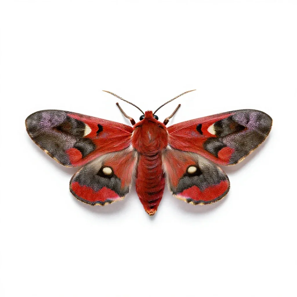 Cinnabar isolated on a white background