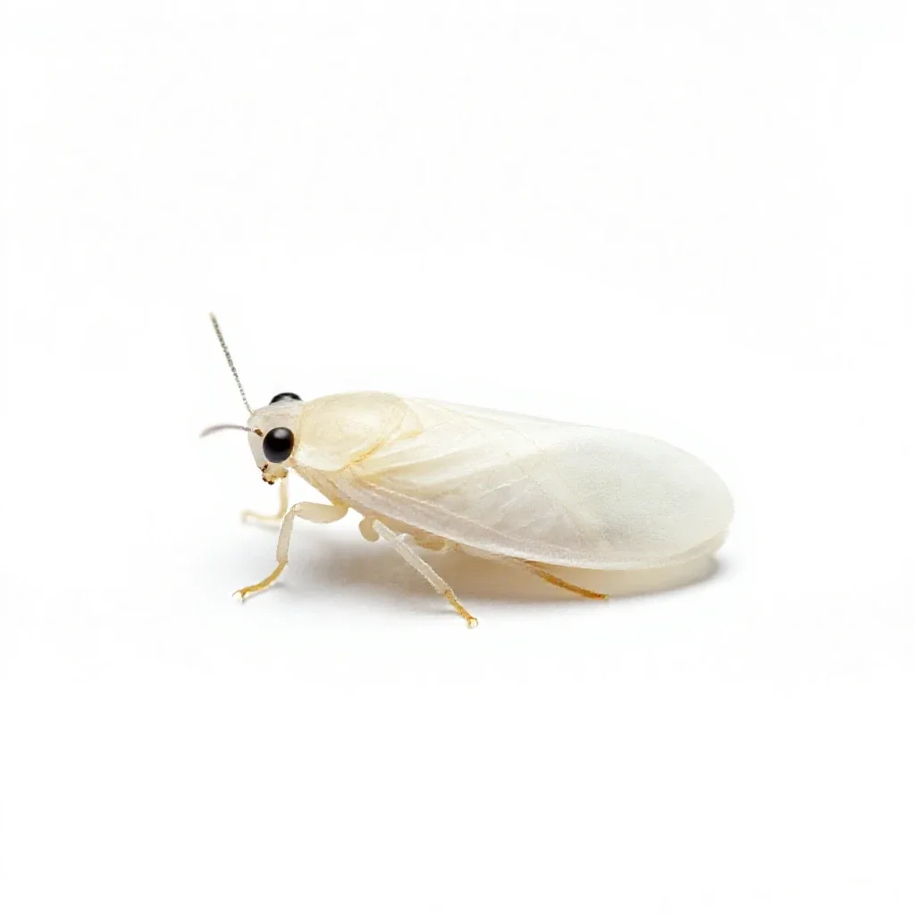 Citrus whitefly isolated on a white background
