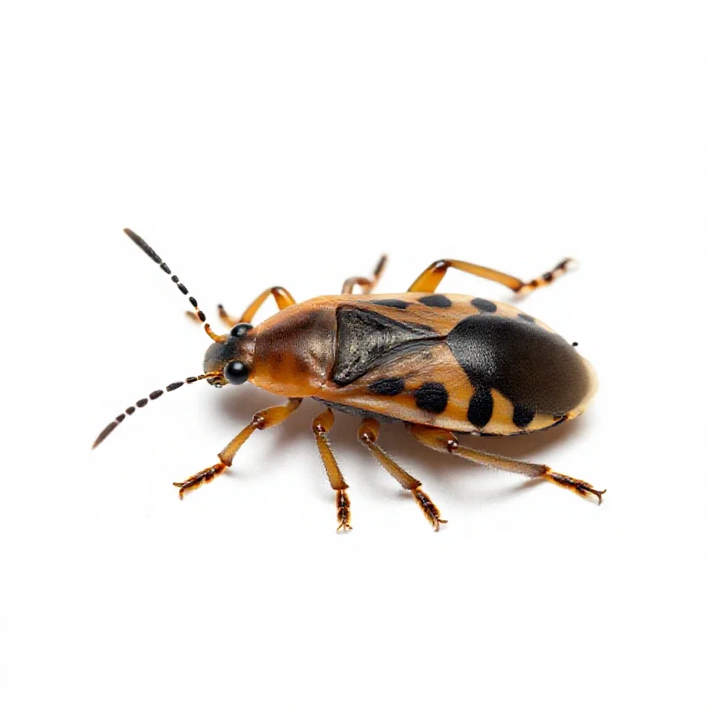 Coccid insect isolated on a white background