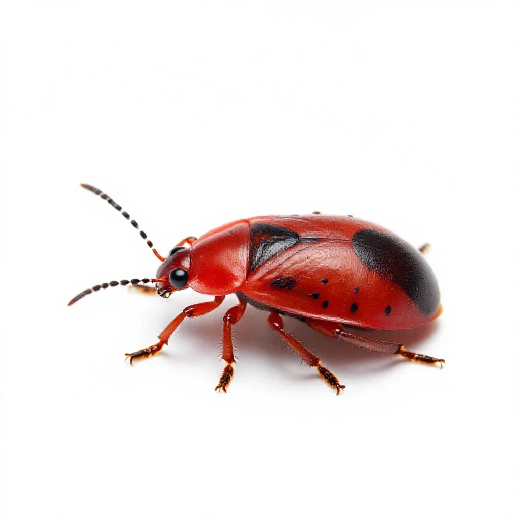 Cochineal insect isolated on a white background