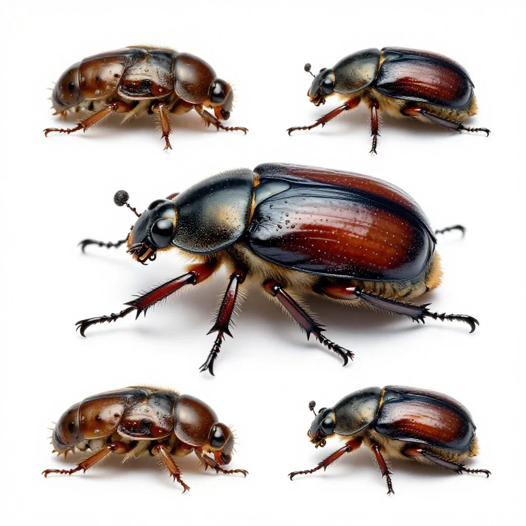 Cockchafer isolated on a white background