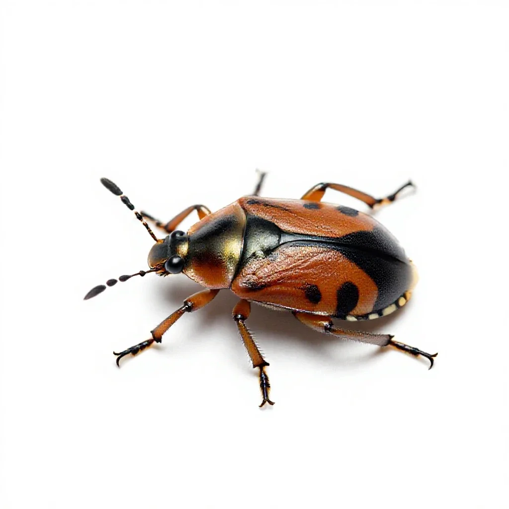 Coreid bug isolated on a white background
