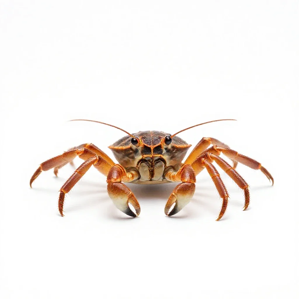 Crab louse isolated on a white background