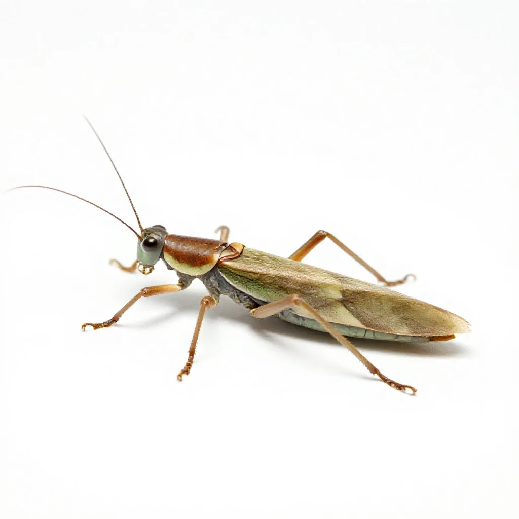 Diapheromera isolated on a white background