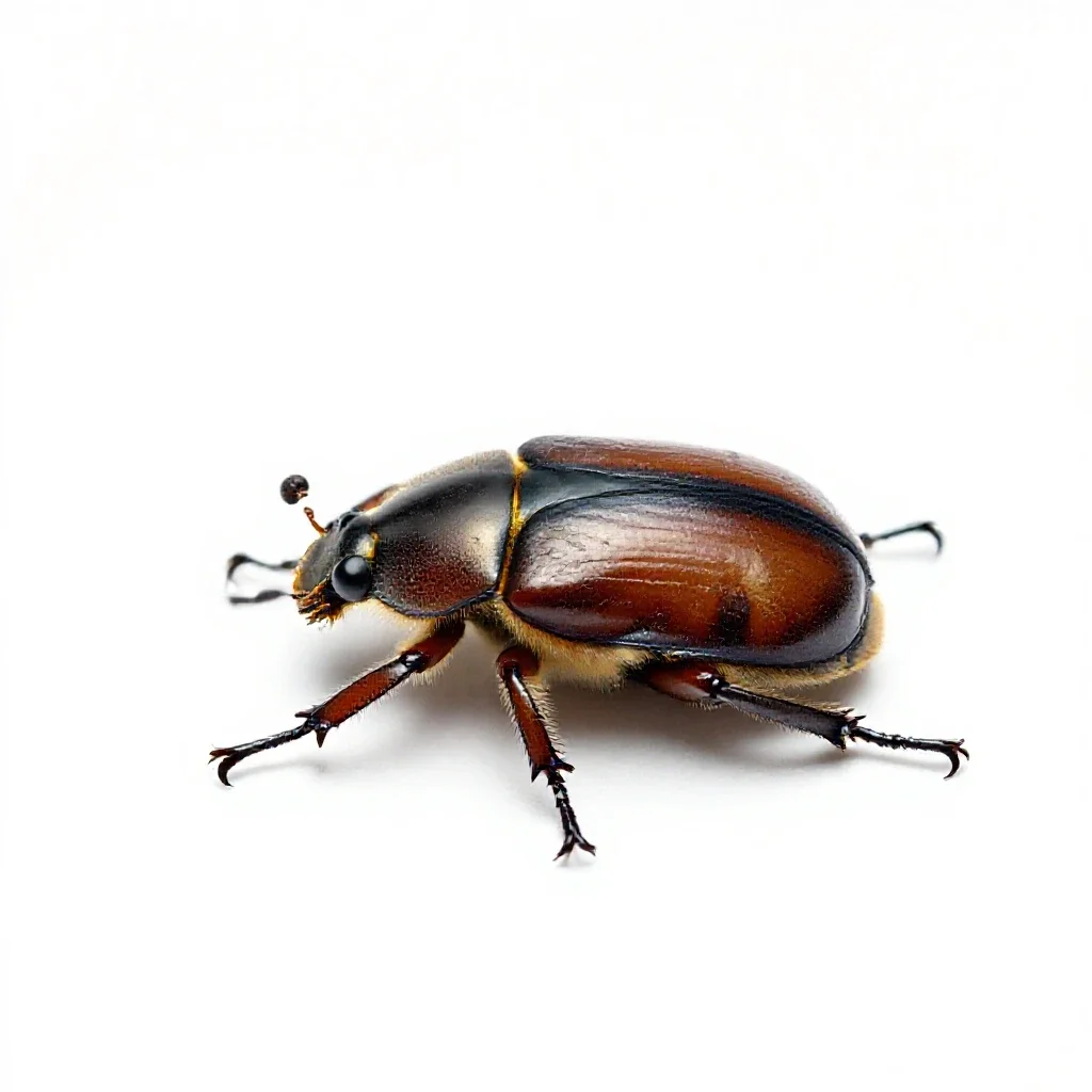 Dorbeetle isolated on a white background