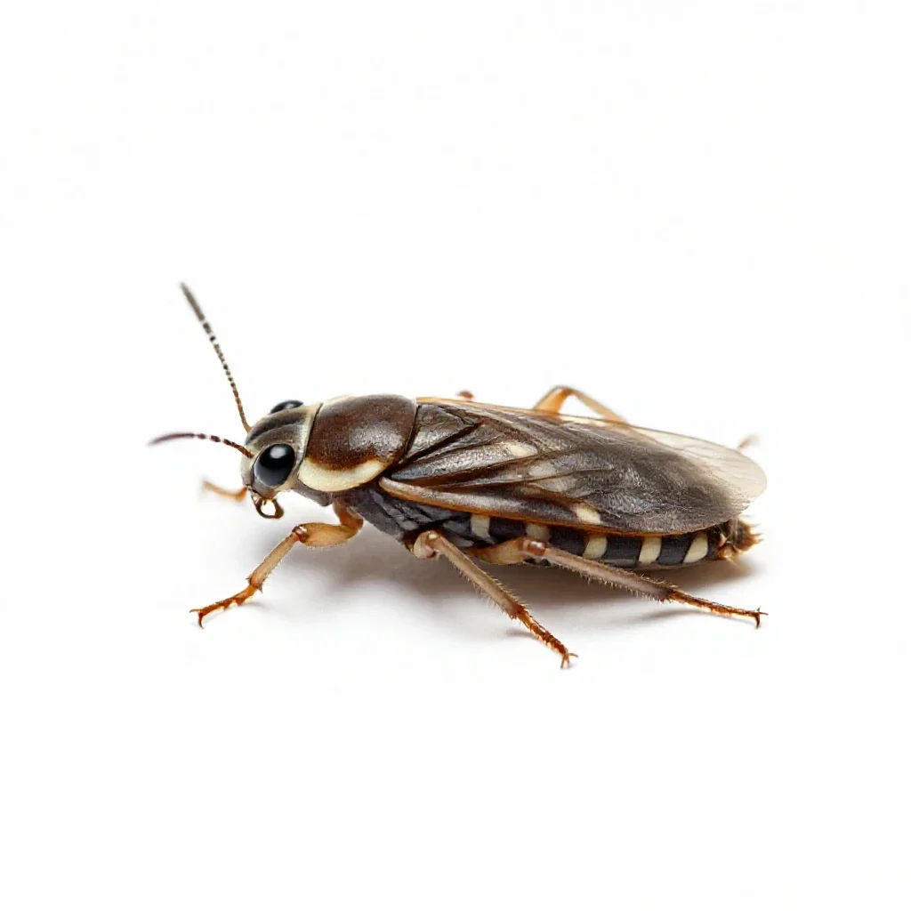 Flea isolated on a white background
