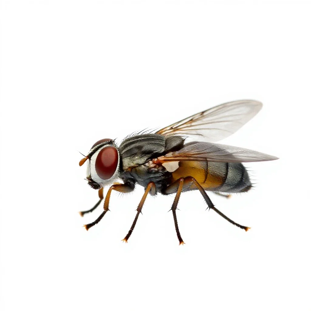 Fly isolated on a white background