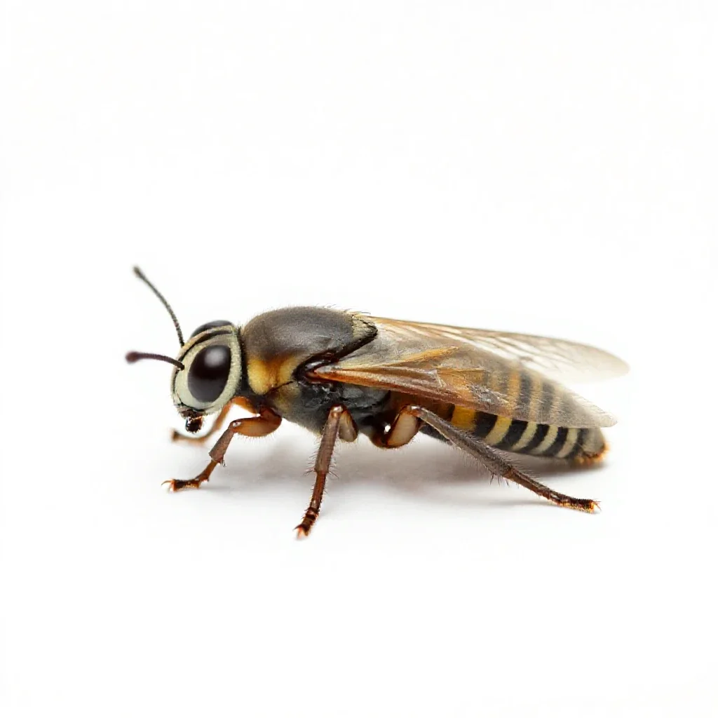 Gnat isolated on a white background