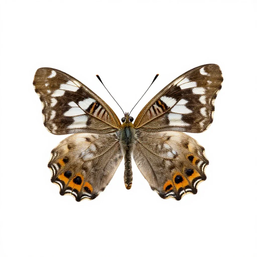 Hairstreak isolated on a white background