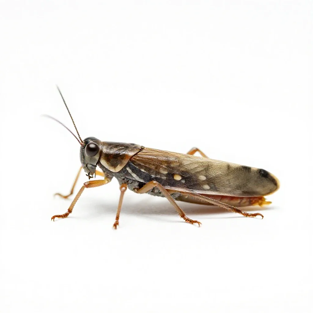 Lantern fly isolated on a white background